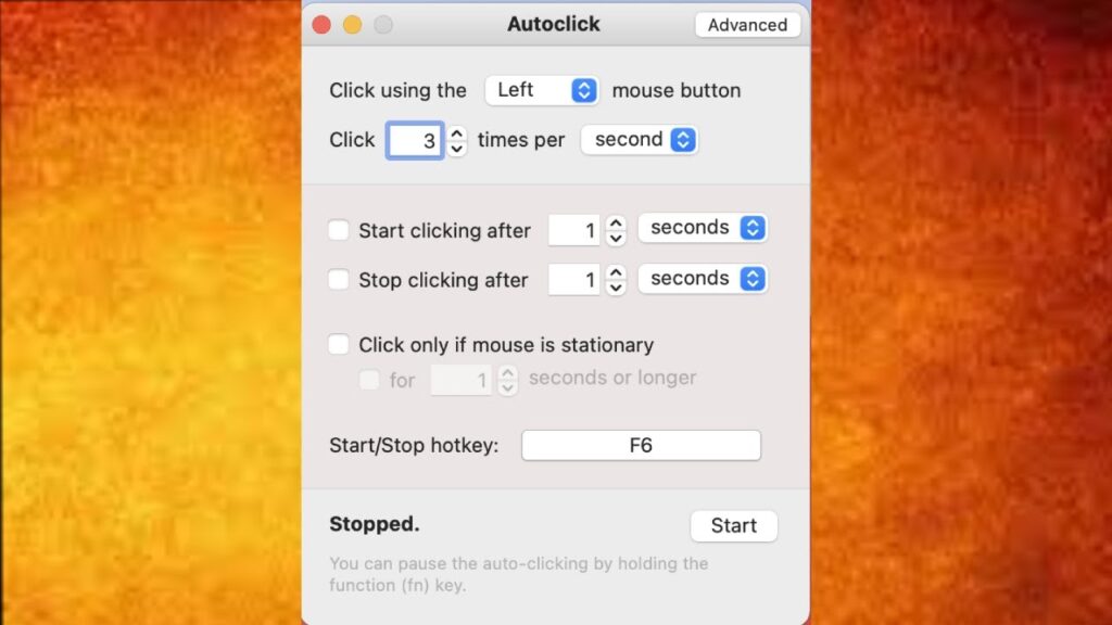 mac auto clicker free download advanced